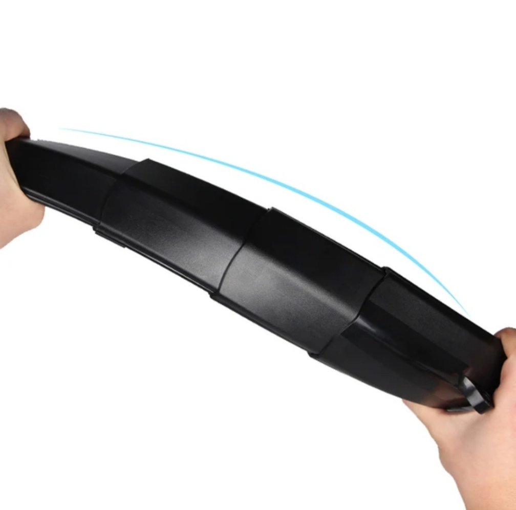 Adjustable bicycle mudguard