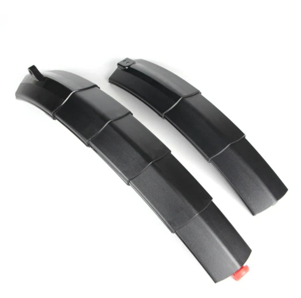 Adjustable bicycle mudguard