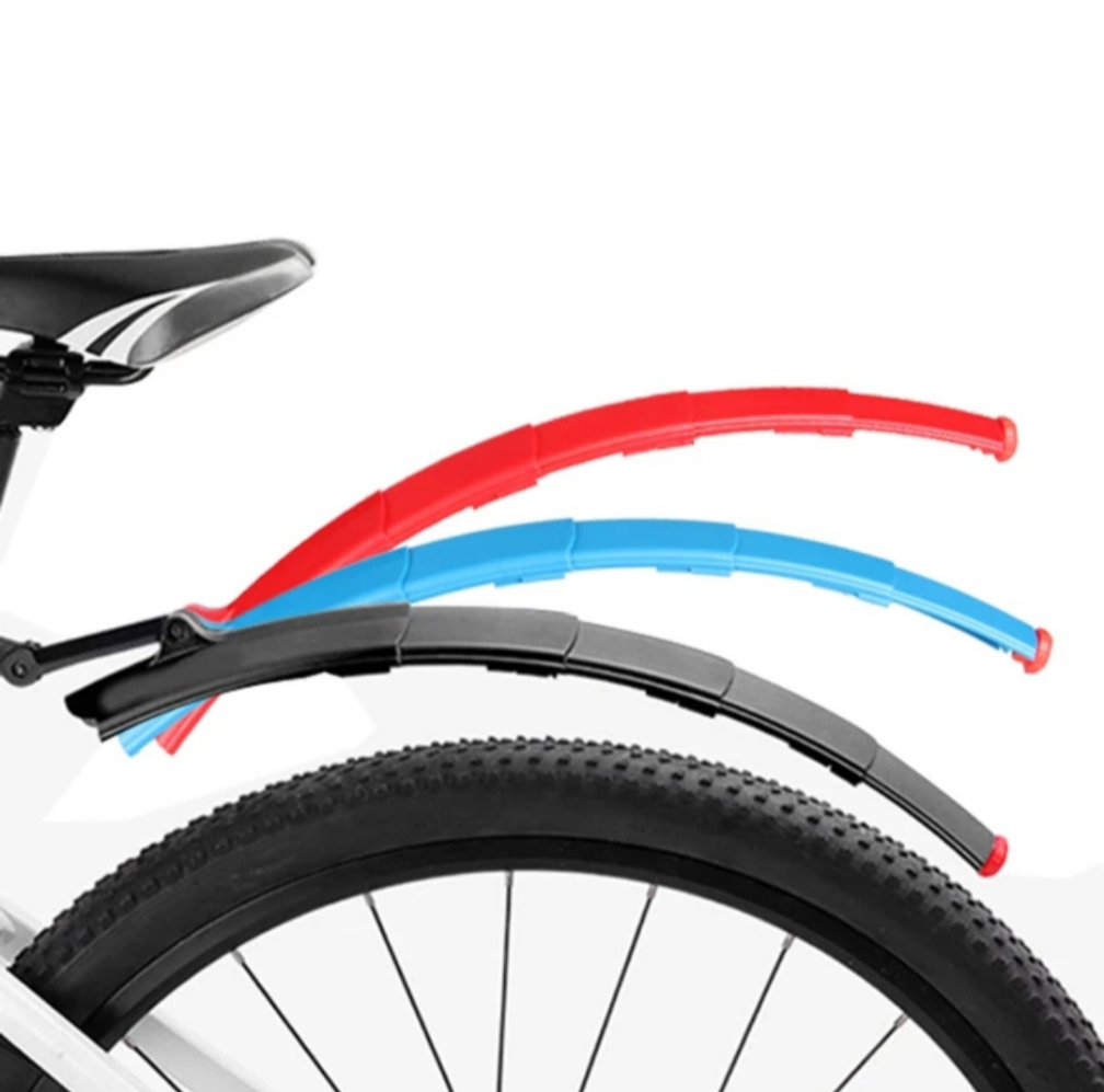 Adjustable bicycle mudguard